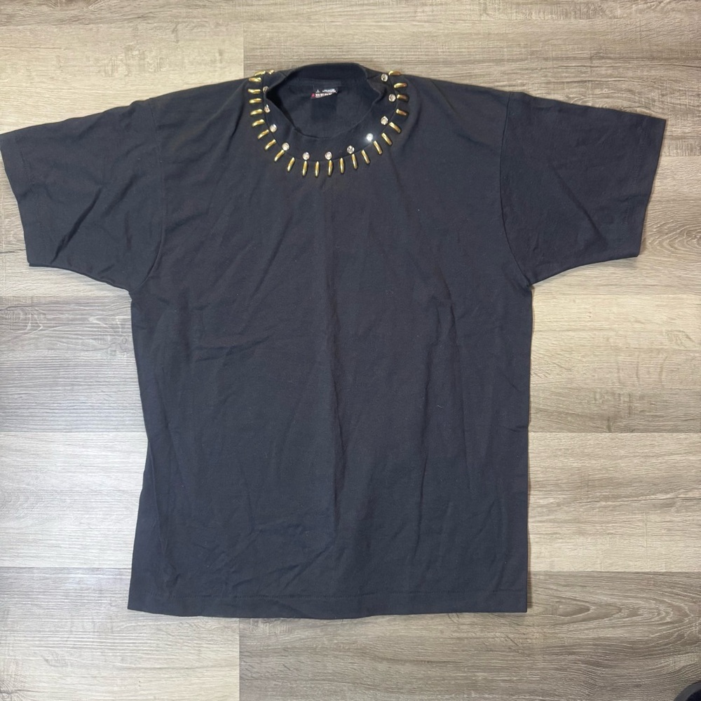 Vintage 1993 Fruit of the Loom black crew neck tee
